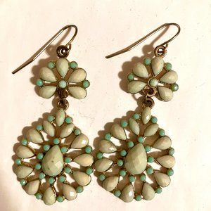 Light green earrings Bohemian style from Target